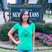 Load image into Gallery viewer, Women’s NOLA Shamrock T-Shirt
