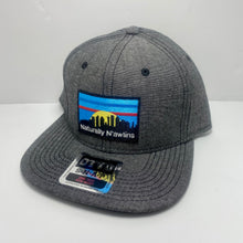 Load image into Gallery viewer, Naturally N’awlins Chambray Black Flat Bill Hat
